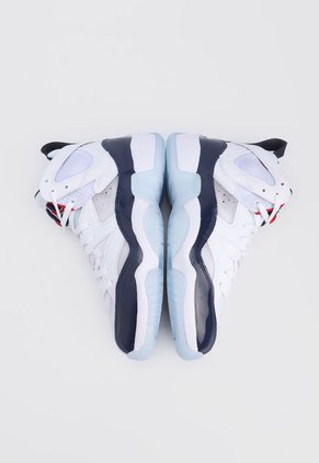 Tenis Basketball Blanco-Azul-Rojo Nike Jumpman Two Trey