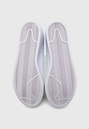 Tenis Lifestyle Blanco-Celeste-Verde Lima Nike Blazer Low Plataforma