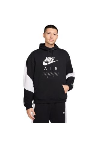 Hoodie Nike M Air Flc Po Hoodie Bft Hombre-Negro Nike