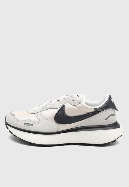 Tenis Lifestyle Beige-Negro-Marfil Nike Phoenix Waffle