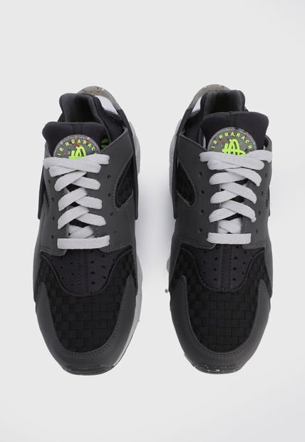 Nike huarache negro y gris best sale