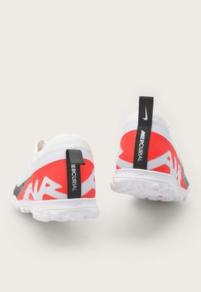 Guayo Blanco-Coral Neón-Negro Nike Zoom Mercurial Vapor 15 Pro