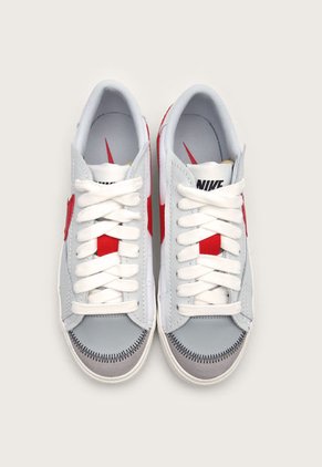 Tenis Lifestyle Gris-Rojo-Blanco Nike Blazer Low '77