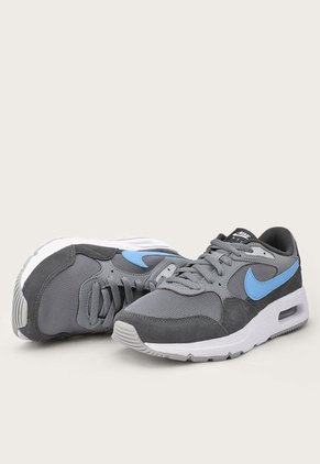 Tenis Lifestyle Gris-Negro-Azul Nike Air Max SC