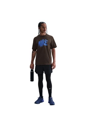 Camiseta Nike M Nk Df Uv Hyverse Ss Gfx Hombre-Cafe