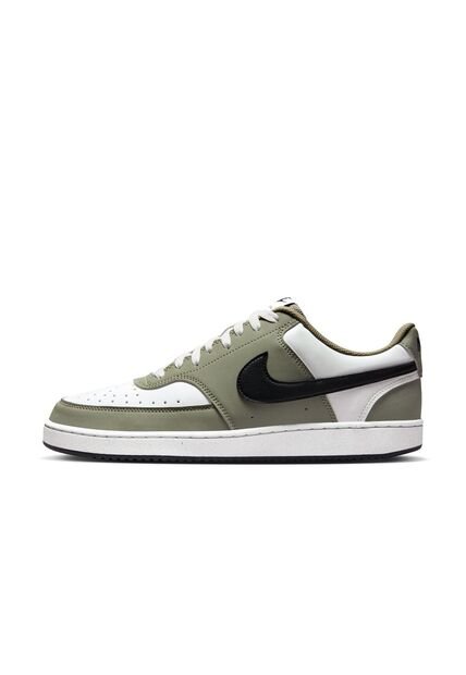 Tenis Hombre Nike Court Vision Low Verde/Blanco