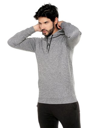 Buzo Gris-Negro Nike J 23ALPHA THERMA FLC PO CARBON