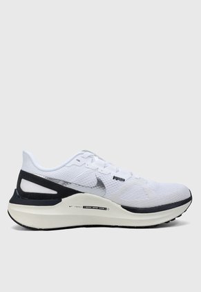 Tenis Running Blanco-Negro-Plateado NIKE Structure 25