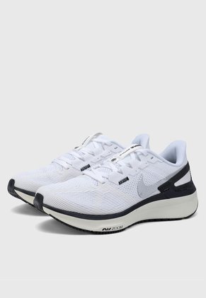 Tenis Running Blanco-Negro-Plateado NIKE Structure 25
