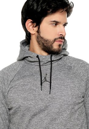 Buzo Gris-Negro Nike J 23ALPHA THERMA FLC PO CARBON