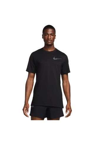 Camiseta Nike Tee Run Division Fa24-Negro Nike