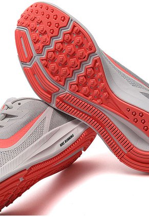 Tenis Running Gris-Naranja neón Nike Downshifter 9