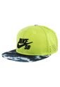 Gorra Nike Sb Performance Snapback Verde Neón-Azul de Nike