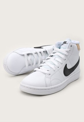 Tenis Lifestyle Blanco-Negro Nike Court Royale 2 Mid