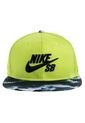Gorra Nike Sb Performance Snapback Verde Neón-Azul de Nike