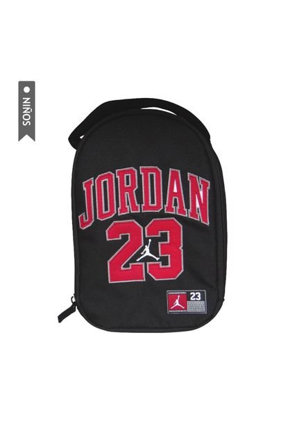 Lonchera Nike Jordan Jersey Lunch Niños-Negro
