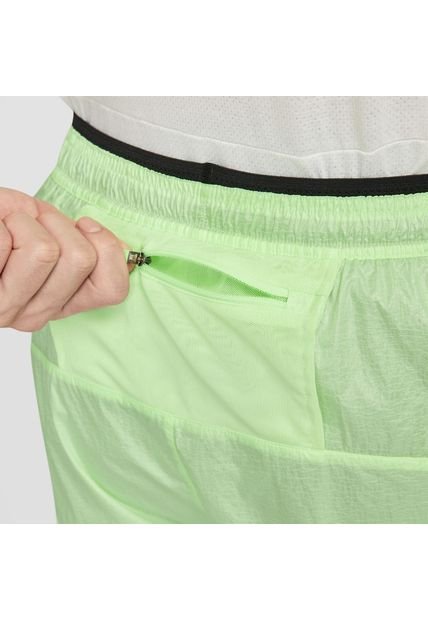 Pantaloneta Hombre Nike Running Division Repel Verde