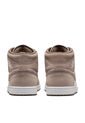 Tenis Nike Air Jordan 1 Mid Hombre-Blanco/Café de Nike