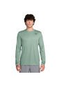 Camiseta Nike M Df Tee Std Ls Flex Hombre-Gris de Nike