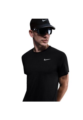 Camiseta Nike M Df Breathe Miler Ss Top Hombre-Negro Nike
