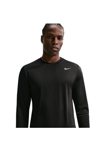 Camiseta Manga Larga Nike M Df Tee Std Ls Flex Hombre-Negro Nike