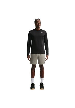 Camiseta Manga Larga Nike M Df Tee Std Ls Flex Hombre-Negro
