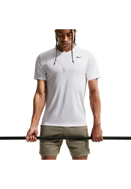Camiseta Nike M Df Tee Std Flex Hombre-Blanco