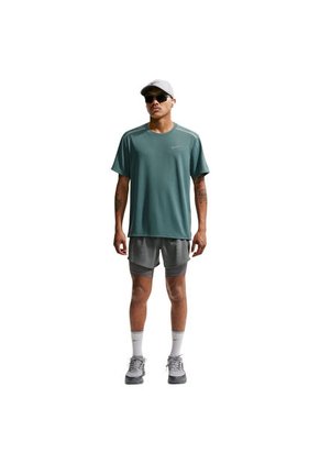 Camiseta Nike M Df Uv Miler Ss Hombre-Verde