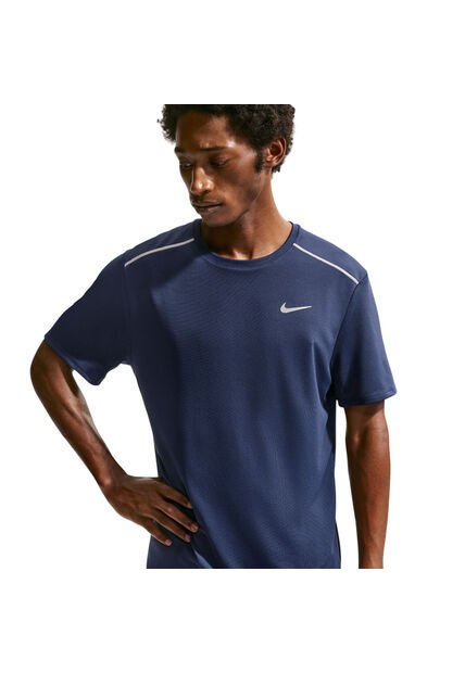 Camiseta Nike M Df Uv Miler Ss Hombre-Azul