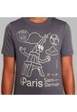 Camiseta Nike Niño Paris Saint-Germain U Ss Air 2026/27 - Gris - Fútbol | Uso Casual Y Entrenamiento de Nike
