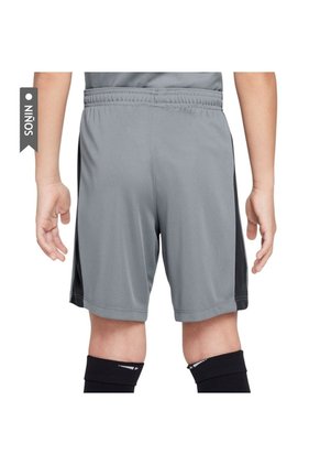 Pantaloneta Nike Academy Niño-Gris/Verde