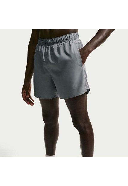 Pantaloneta Hombre Nike Challenger Gris