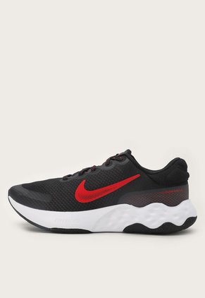 Tenis Running Negro-Blanco-Rojo Nike Renew Ride 3
