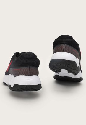Tenis Running Negro-Blanco-Rojo Nike Renew Ride 3