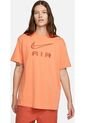 Camiseta Mujer Nike Tee Bf Nike Air Naranja de Nike