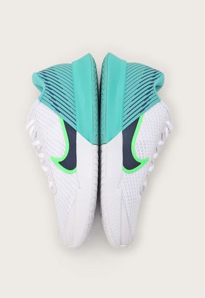 Tenis para Tennis Blanco-Turquesa-Verde Neón Nike Zoom Vapor Pro 2