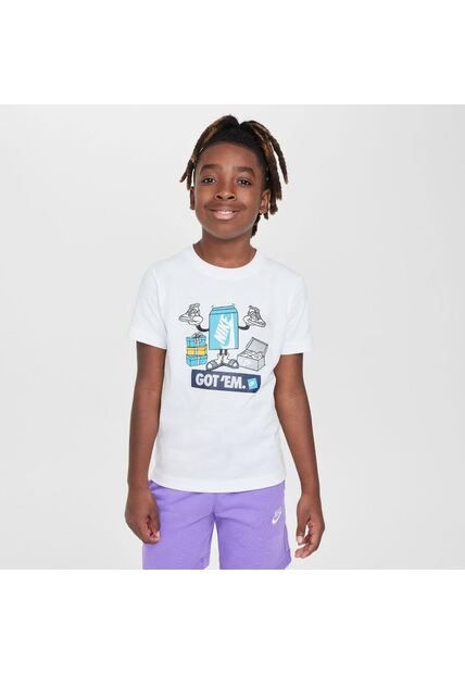 Camiseta Niños Nike Sportswear Blanco