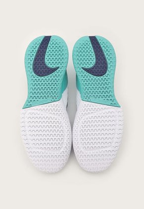Tenis para Tennis Blanco-Turquesa-Verde Neón Nike Zoom Vapor Pro 2