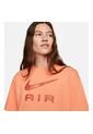Camiseta Mujer Nike Tee Bf Nike Air Naranja de Nike