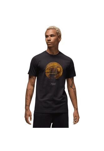 Camiseta Nike M J Brand Bball Ss Crew Rgn Hombre-Negro Nike