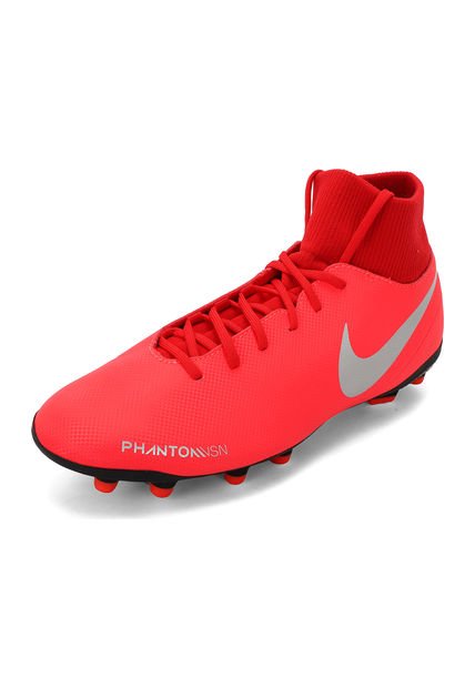 Guayo Rojo-Plateado Nike Phantom Vision Club DF MG