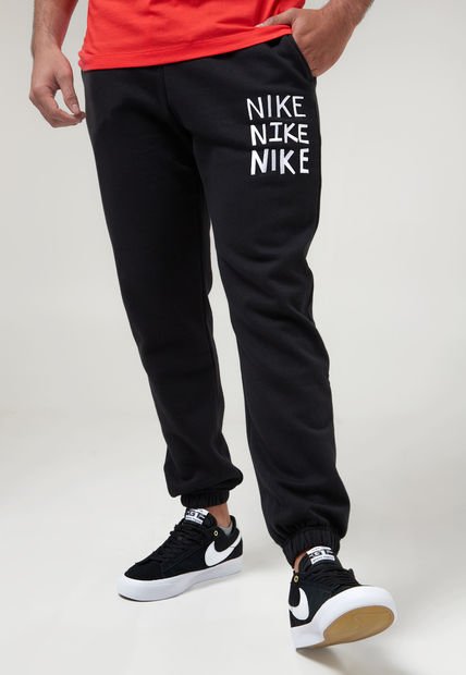 Jogger Negro-Blanco Nike Sportswear
