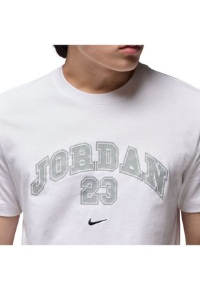 Camiseta Nike M J Mvp Wm Ss Crew Hombre -Blanco