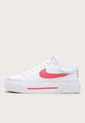 Tenis Lifestyle Blanco-Coral-Marfil Nike Court Legacy Lift de Nike