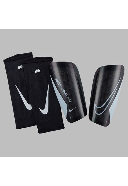 Canilleras Nike Unisex Mercurial Lite - Negro - Blanco