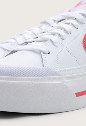 Tenis Lifestyle Blanco-Coral-Marfil Nike Court Legacy Lift