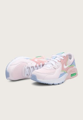 Tenis Lifestyle Rosa-Lila-Verde Nike Air Max Excee