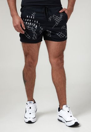 Pantaloneta Negro-Blanco Nike Dri-FIT Stride Run Division