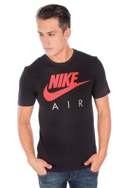 Camiseta Nike Tee-nike Air Puff Negro