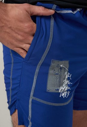 Pantaloneta Azul Nike Dri-FIT Stride D.Y.E.